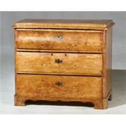 Biedermeier Birch Commode...