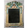 Image 1 : Italian Neoclassical Style Polychrome and Giltwood Mirror...