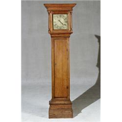 George II-III Oak Tall Case Clock...