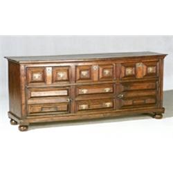 Charles II Style Oak Welsh Dresser Base...