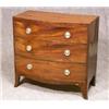 Image 1 : George III Style Mahogany Bow-Front Chest of Drawers...