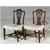 Image 1 : Set of Four George III Mahogany Side Chairs...