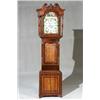 Image 1 : George IV Satinwood Inlaid Mahogany and Oak Tall Case Clock...