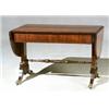 Image 1 : William IV Satinwood Inlaid Mahogany Drop-Leaf Sofa Table...