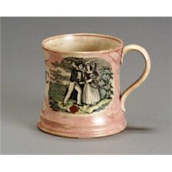 Sunderland Pink Lustreware Mug...