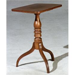 Federal Maple Tripod Candlestand...