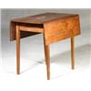 Image 1 : Federal Satinwood Inlaid Walnut Pembroke Table...