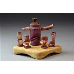 Easter Island Tea Set, by Rick Crawford