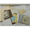 Image 1 : BOX LOT VINTAGE EPHEMERA COLLECTIBLES