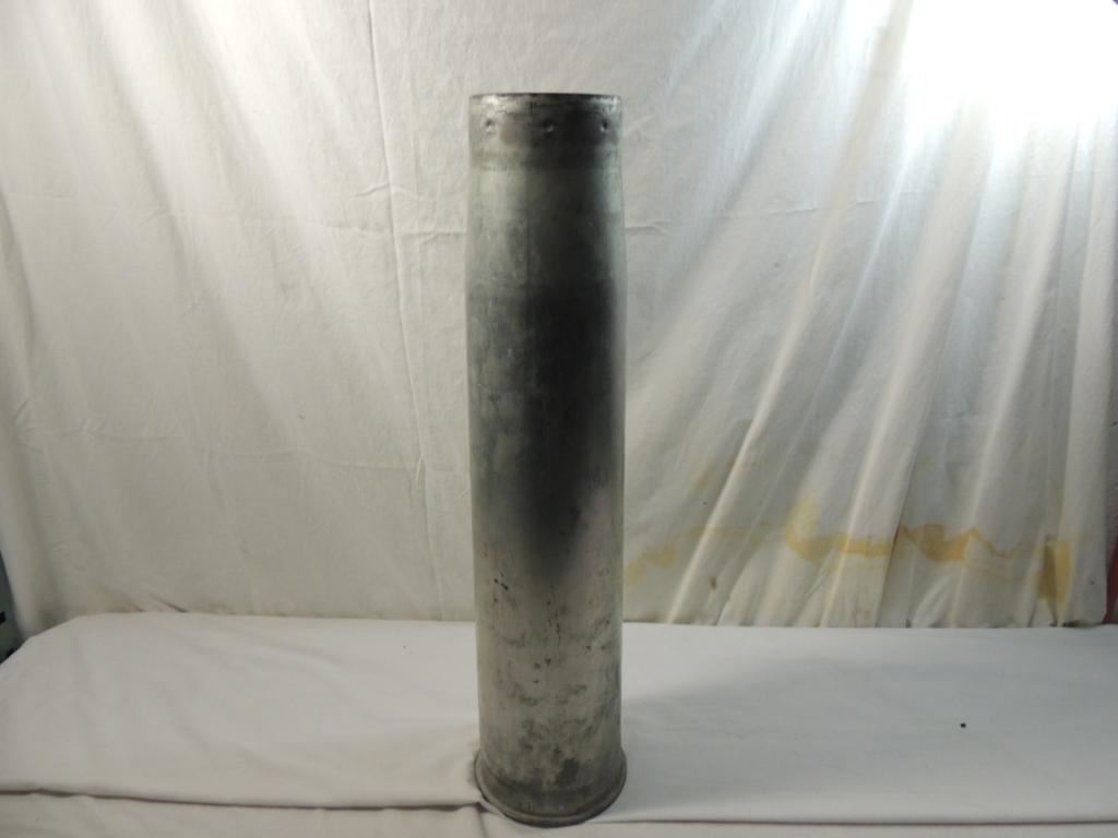 VINTAGE ARMY TANK 105MM SHELL CASE