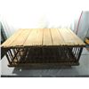 Image 4 : VINTAGE CHICKEN CRATE ON WHEELS