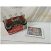 Image 1 : COCA COLA BOTTLES W/ FRAMED PICTURE
