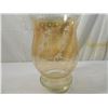 Image 2 : LARGE ETCHED CARNIVAL GLASS VASE
