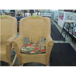 BEAUTIFUL WICKER ROCKING CHAIR