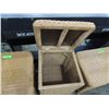 Image 2 : WICKER SIDE TABLE STROAGE CUBE