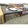 Image 1 : LARGE WOODEN DINING TABLE