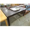 Image 3 : LARGE WOODEN DINING TABLE