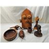 Image 1 : LOT 7 MISC WOODEN COLLECTIBLES