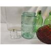 Image 3 : LOT 6 MISC ANTIQUE  GLASS BOTTLES