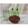 Image 4 : LOT 6 MISC ANTIQUE  GLASS BOTTLES