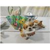 Image 2 : LOT 7 CERAMIC & PORCELAIN PLATES, FIGURINES, SUGAR