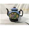 Image 1 : STAINED GLASS TEAPOT LAMP