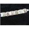 Image 2 : VINTAGE STERLING & MOTHER OF PEARL BRACELET
