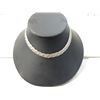 Image 1 : BRAIDED SILVER CHAIN NECKLACE