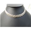Image 2 : BRAIDED SILVER CHAIN NECKLACE