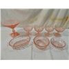 Image 1 : LOT 8 MISS AMERICA PINK DEPRESSION GLASS