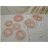 Image 1 : LOT 7 MISS AMERICA PINK DEPRESSION GLASSWARE