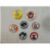 Image 1 : LOT 6 VINTAGE 1930-40s MOVIE STAR BUTTONS