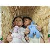 Image 2 : PARADISE GALLERIES BABY MARY & AIDAN DOLLS IN BASS