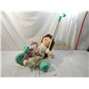 Image 3 : VINTAGE CABBAGE PATCH DOLL WITH BIG WHEEL