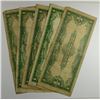 Image 2 : (5) 1923 $1 SILVER CERTIFICATES