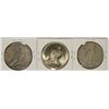 Image 2 : 3 - PEACE SILVER DOLLARS, 1923 BU, 1923-S & 1923-D AVG CIRC