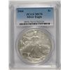 Image 1 : 2004 AMERICAN SILVER EAGLE, PCGS MS-70!