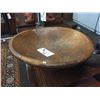 Image 2 : LARGE AFRICAN DENSE WOOD BOWL 24" DIAMETER