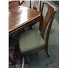 Image 2 : DINNING ROOM TABLE, WITH EXTENSION AND 6 CHAIRS