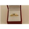 Image 1 : ONE LADIES 18KT YELLOW GOLD DIAMOND SET WEDDING OR ANNIVERSARY RING. SET WITH 8 PRINCESS CUT