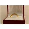 Image 3 : ONE LADIES 18KT YELLOW GOLD DIAMOND SET WEDDING OR ANNIVERSARY RING. SET WITH 8 PRINCESS CUT
