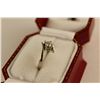Image 2 : LADIES CUSTOM MADE 19KT WHITE GOLD DIAMOND SET ENGAGEMENT OR DRESS RING SET WITH 1 BRILLIANT CUT