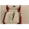 Image 2 : ONE LADIES 14KT WHITE GOLD DIAMOND TRINITY RING, SET WITH 1 0.50CT ROUND BRILLIANT CUT DIAMOND,