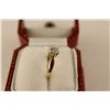 Image 2 : ONE LADIES 14KT YELLOW GOLD DIAMOND SOLITAIRE ENGAGEMENT RING. SET WITH ONE 0.50 ROUND BRILLIANT