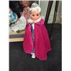 Image 2 : SHELF LOT OF FIGURINES AND FURGA DOLL IN PINK HOODED CAPE- ITALY 1979