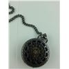 Image 3 : BRAND NEW 2 SIDED MECHANICAL SKELETON POCKET WATCH. WEB DESIGN WITH CHAIN