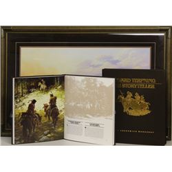 Large Howard Terpning " Storyteller" book