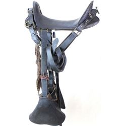 Black McClellan cavalry saddle with old collectors
