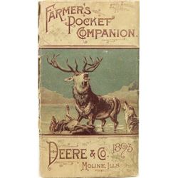 Original 1893 John Deere advertising pocket
