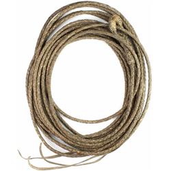 Good early 4 plait rawhide reata 50' long.